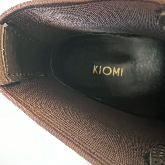 Kiomi Taupe Mocha Tan Pull On Block Heel Suede Ankle Boots Bootie EUR 37/US 6.5 - Picture 11 of 16